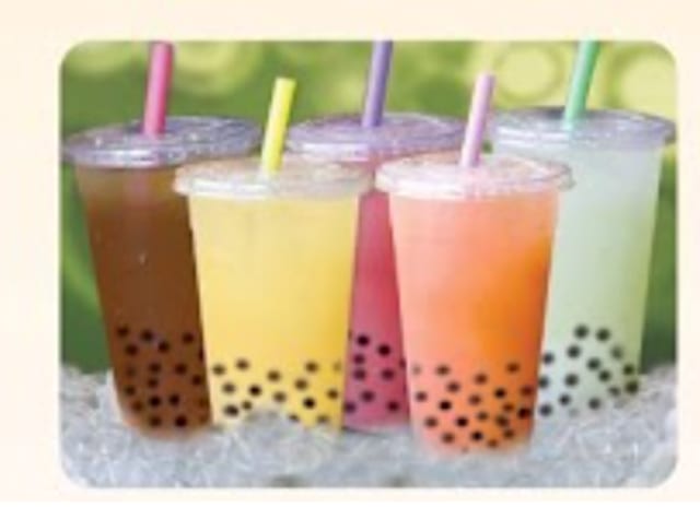 Peach Flavor Green Tea.