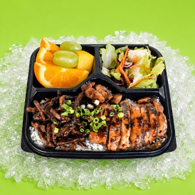 5B.Steak & Chicken Plate.
