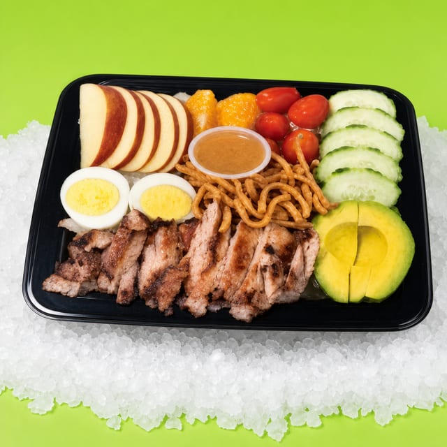 12.Steak Salad Plate.