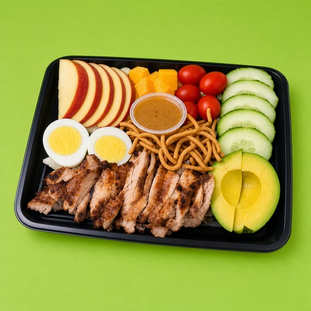 11.Chicken Dark Meat Salad Plate.